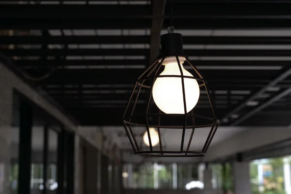 hanging lamp with light bulbs