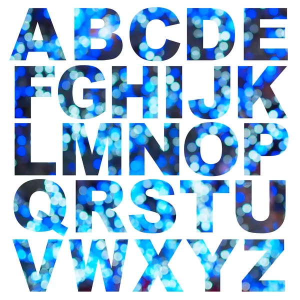 Alphabet von a bis z — Stockfoto