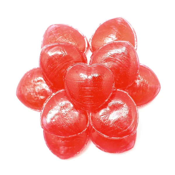 Bonbons en forme de coeur — Photo