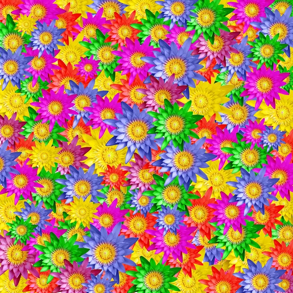 Flor de loto colorida — Foto de Stock