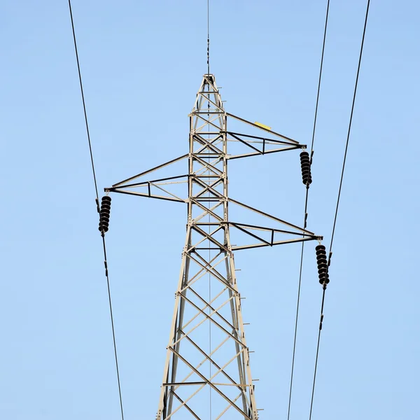 High voltage electric tower — Stock Photo, Image