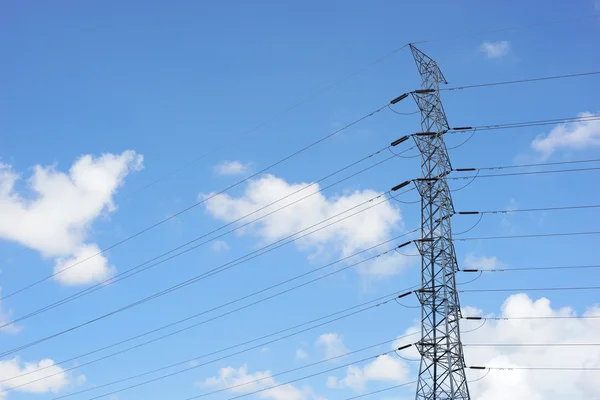 Torre eléctrica de alto voltaje —  Fotos de Stock