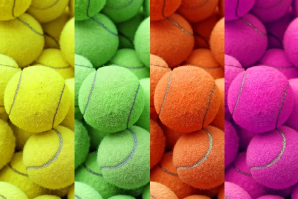Bola de tênis cor exótica — Fotografia de Stock