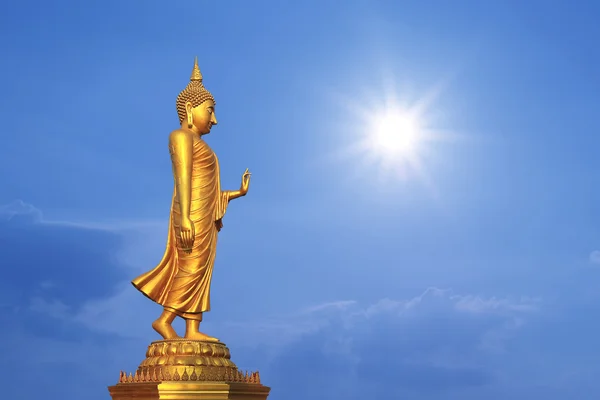 Gyllene buddha bild Stockbild