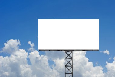 boş billboard reklam için 