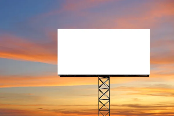 Blank billboard for advertisement — Stock Photo, Image