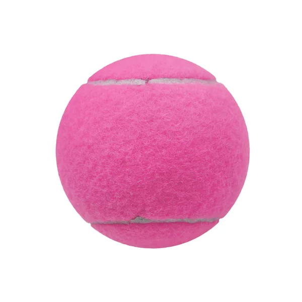 Екзотичний кольоровий тенісний м'яч ізольований на білому тлі — стокове фото
