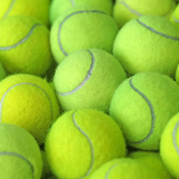 Tennisball als sportlicher Hintergrund — Stockfoto