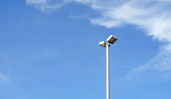 Ein Lichtmast — Stockfoto