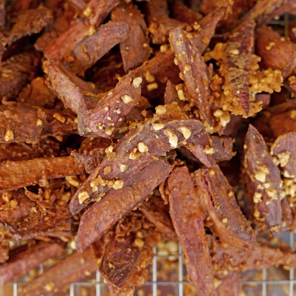 Deep fried sliced sweet potato — Stock Photo, Image