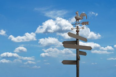 yön işareti metin için boş alanlar ile  