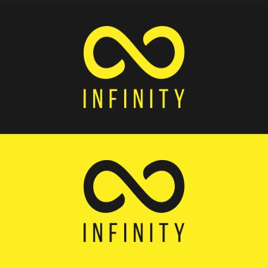 Sınırsız Soyut Vektör Logo Şablonu. Sonsuzluk Sembol Konsepti. Sonsuz İşaret. Sonsuzluk Simgesi. Herhangi bir Marka İçin En İyi Amblem. İzole Arkaplanda Sekiz Şekil