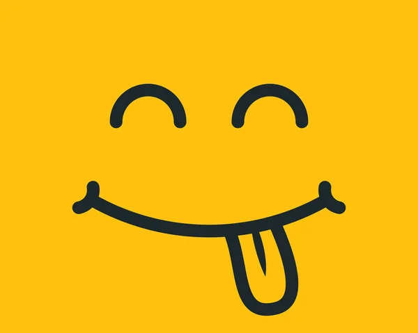 Smiley Face Yellow Smile Poster World Smile Day Vector Illustration — Stock Vector