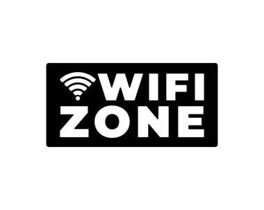 Wifi Simgesi beyaz arkaplanda izole edildi. İnternet siteniz için kablosuz ağ sembolü, logo, uygulama, UI. Vektör illüstrasyonu, EPS10