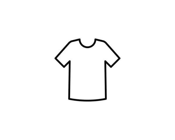 Shirt Icon Vector Símbolo Simples Desenho Preto Perfeito Ilustração Pictograma —  Vetores de Stock