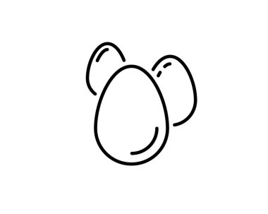 Yumurta taşıyıcı ikonu, kahvaltı besin sembolü. Web sitesi veya mobil uygulama için modern, basit düz vektör çizimi.