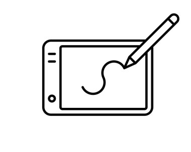 Dijital İmza Taslak simgesi. Engelleme zinciri koleksiyonundan ince bir çizgi tasarımı. Web tasarımı, uygulamalar, yazılımlar, yazdırma kullanımı için yaratıcı dijital imza simgesi
