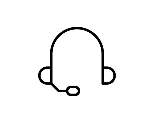 Headset Icon Profissional Ícones Perfeitos Pixel Otimizado Para Grandes Pequenas —  Vetores de Stock