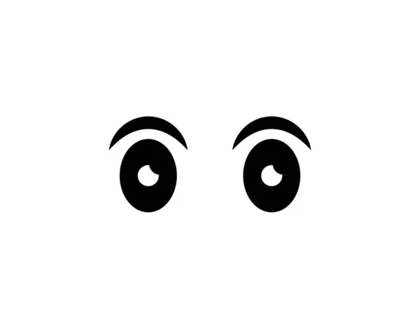 Иконка Глаза Тонкая Линия Веб Мобильных Современный Минималистичный Плоский Дизайн — стоковый вектор