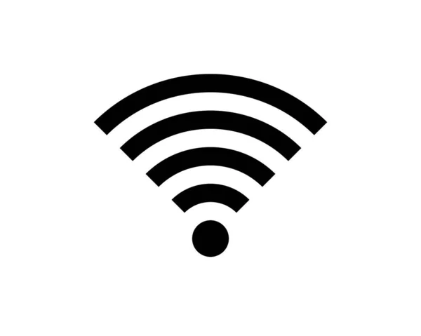 Wifiアイコンベクトルイラスト 隔離された無線Lanホットスポットシンボル インターネット信号グラフィックデザイン ワイヤレス接続の概念ピクトグラム Wifiネットワークラインシンボル ワイヤレスネットワークの真の要素 — ストックベクタ