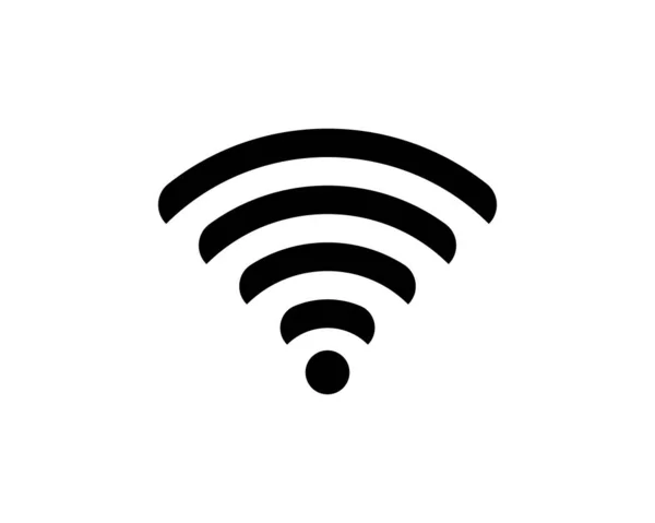 Wifi Ikon Vektor Illusztráció Izolált Wifi Hotspot Szimbólum Internet Jel — Stock Vector