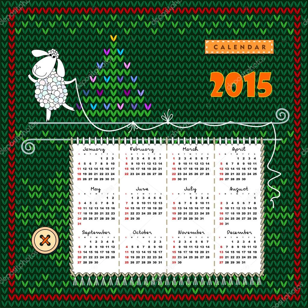 Calendar 2015 year