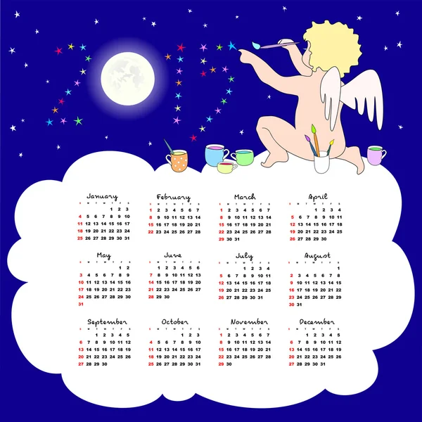 2015 kalender — Stock vektor