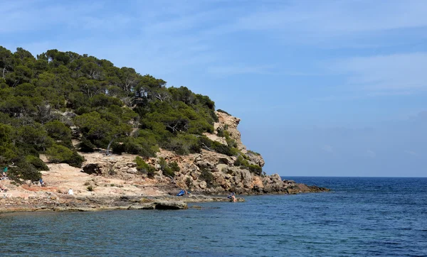 Las playas y calas de Ibiza . — Foto de Stock