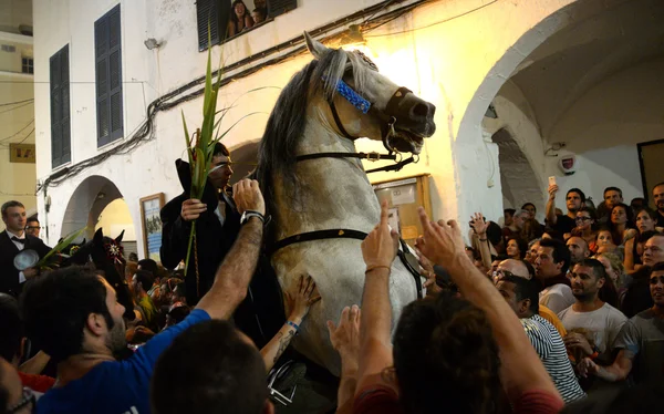 Feesten van sant joan in ciutadella, menorca — Stockfoto