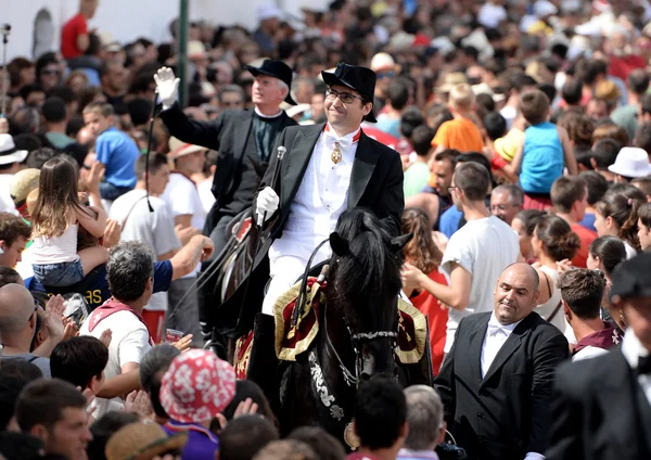 Feesten van sant joan in ciutadella, menorca — Stockfoto