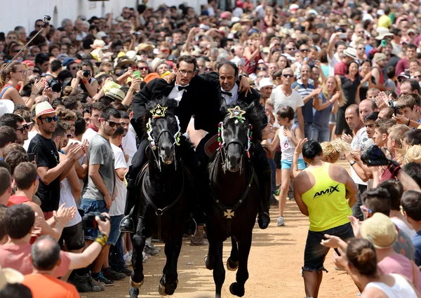 Feesten van sant joan in ciutadella, menorca — Stockfoto