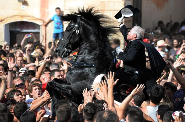 Feste di Sant Joan a Ciutadella, Minorca Fotografia Stock