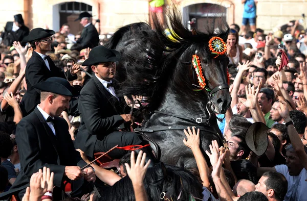 Feste di Sant Joan a Ciutadella, Minorca Foto Stock