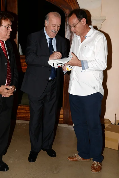 Vicente del Bosque, Spaanse footbal selectie coach — Stockfoto