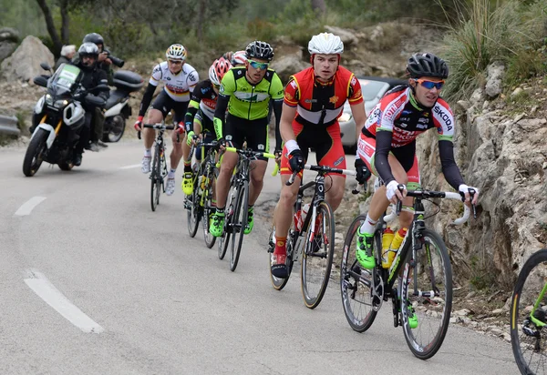 Mallorca utmaning cyklist 2015 — Stockfoto