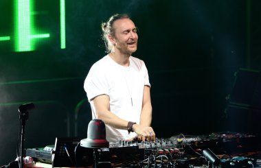 Magaluf, Mayorka konserde David Guetta.