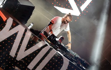 Magaluf, Mayorka konserde David Guetta.