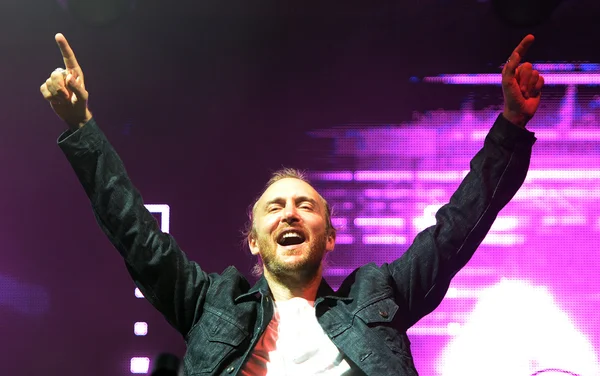 Magaluf, Mayorka konserde David Guetta.