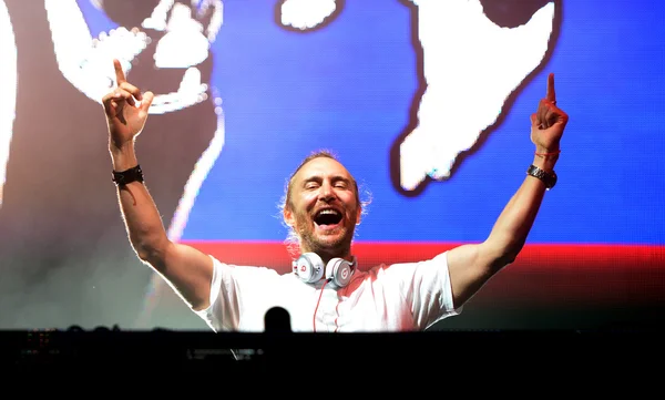 Magaluf, Mayorka konserde David Guetta.