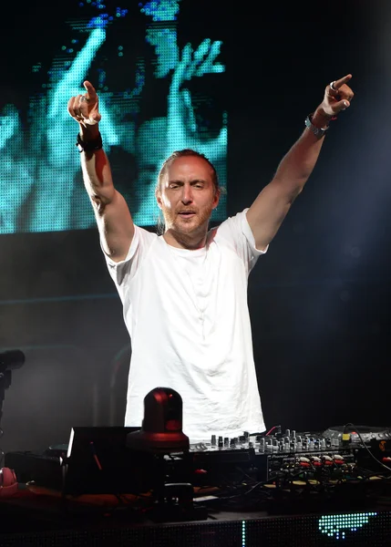 Magaluf, Mayorka konserde David Guetta.