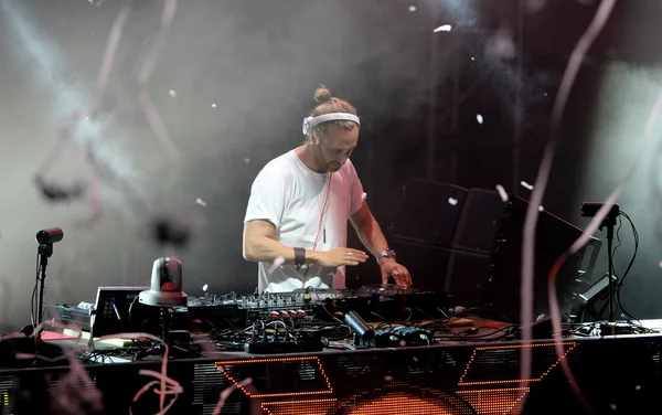 Magaluf, Mayorka konserde David Guetta.