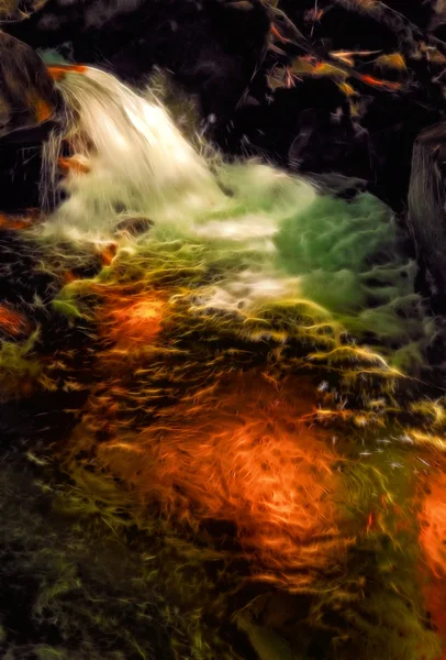 Löschwasser in den Karpaten — Stockfoto