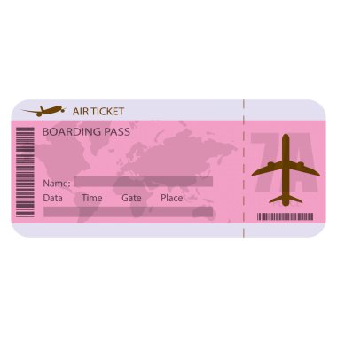 Düz stil uçak. Vektör.