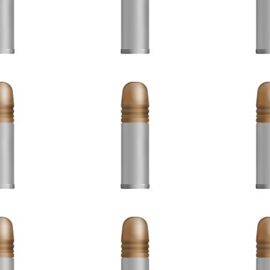 Sonsuz arkaplan ve kartuş. Kurşun vektörü olan kusursuz bir desen..