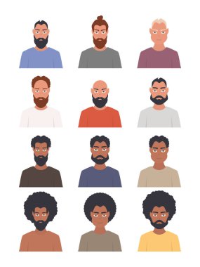 Farklı milletlerden bir grup avatarla