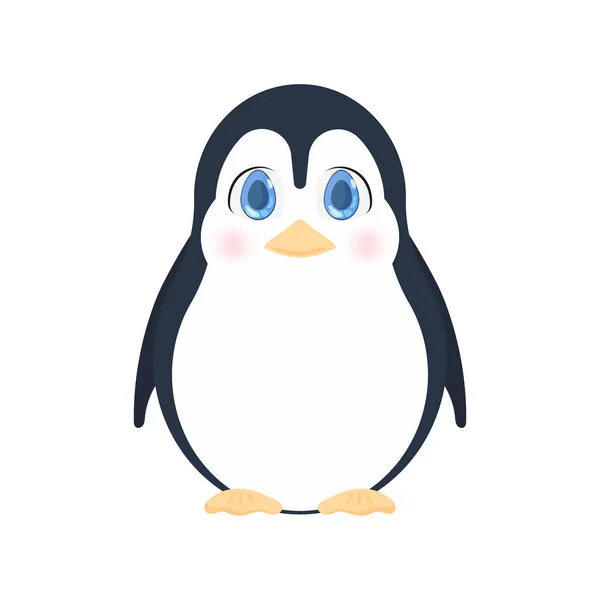 Ilustração Pinguim Bebê Dançando — Vetor de Stock