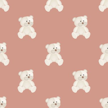 Yavrularla yazdır. Tatlı kutup ayılarının geçmişi. Hayvanlar siluet arkaplanı