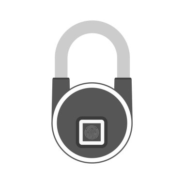 asma kilit ikon vektör çizimi