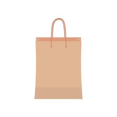 Alışveriş poşeti ikonu. vektör illüstrasyonu