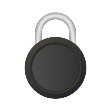 asma kilit ikon vektör çizimi